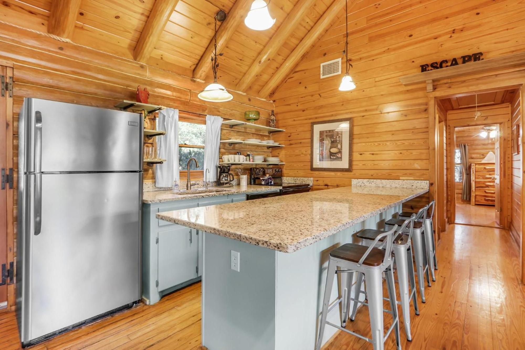 Falls Log Home Wimberley Dış mekan fotoğraf